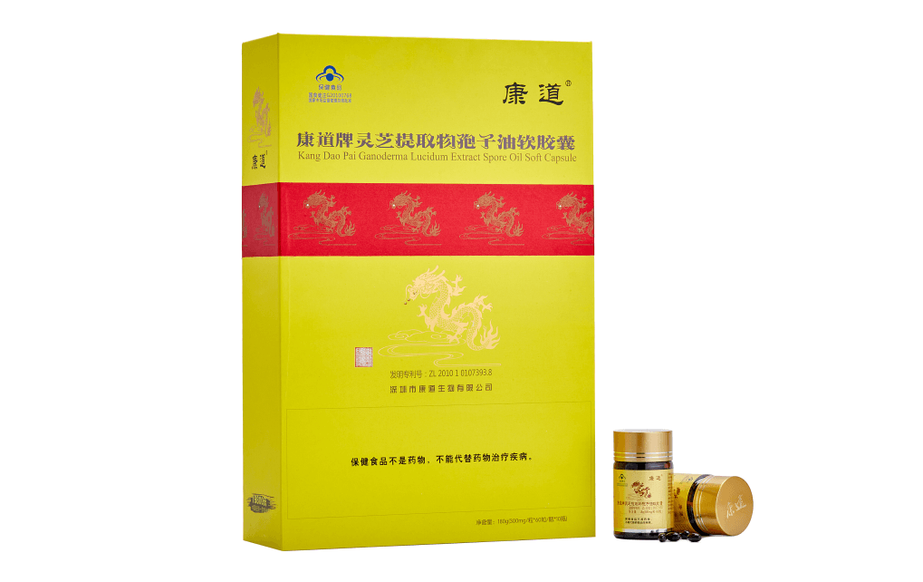 康道牌靈芝提取物孢子油軟膠囊